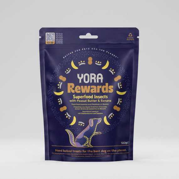 Yora Natural Insect Based Dog Treats - Rewards