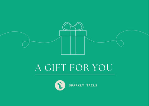 Dogs Love Gift Card - Sparkly Tails