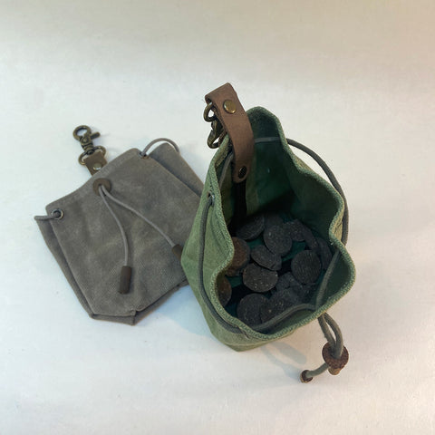 Canvas treat pouch