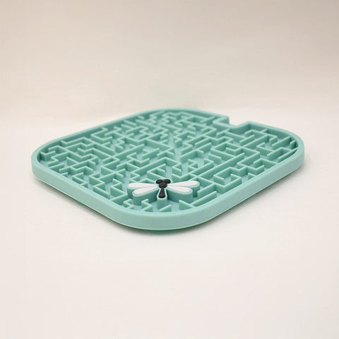 Great & Small Lick Mat, Square, Green - Sparkly Tails