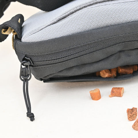 Multi - Functional Dog Walking Bum Bag, Recycled Material, Alpha 360, Black - Sparkly Tails
