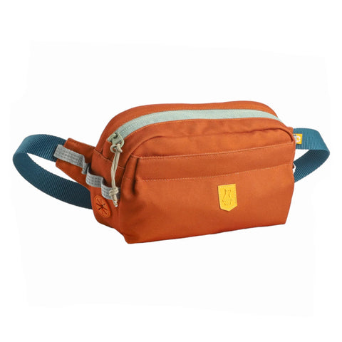 Multi - Functional Dog Walking Bum Bag, Recycled Material, Alpha 360, Terracotta Mix - Sparkly Tails