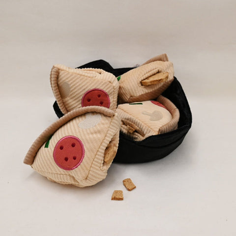Pizza Enrichment Dog Toy - Sparkly Tails