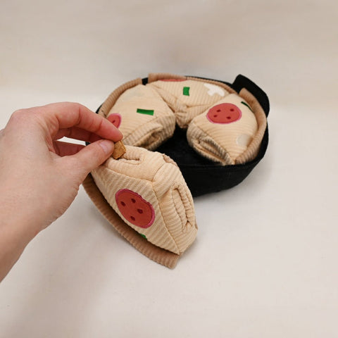 Pizza Enrichment Dog Toy - Sparkly Tails