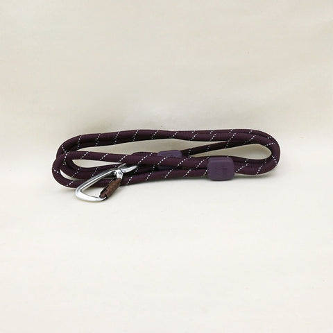 Rope Dog Lead Made From Recycled Plastic, JuicyPlum, 6' (180 cm) - Sparkly Tails