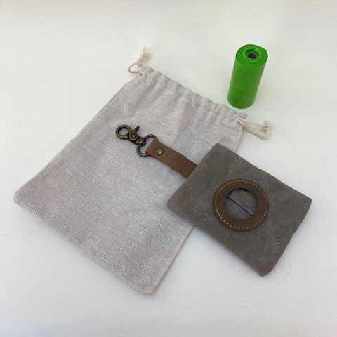 Dog Poop Bag Holder, Made With Eco-friendly Canvas by Ecolif3 - Sparkly Tails