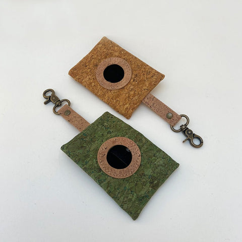 Dog Poop Bag Holder, Made with Eco-friendly Cork by Ecolif3 - Sparkly Tails