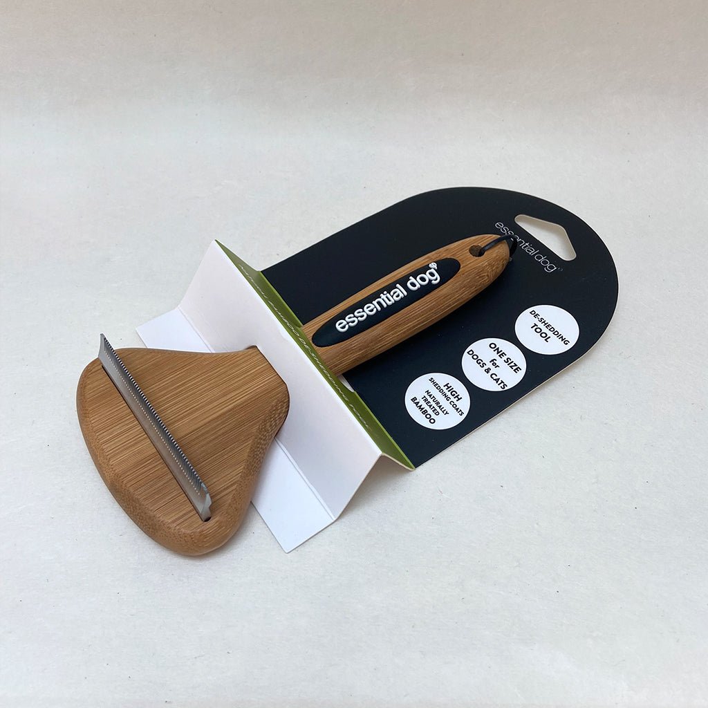 Natural Bamboo Dog shedding Brush - Sparkly Tails