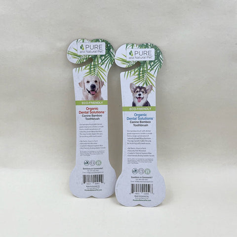 Organic Bamboo Toothbrush for Dogs - Sparkly Tails 3