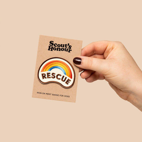 Rescue Iron-on Patch For Dogs - Sparkly Tails
