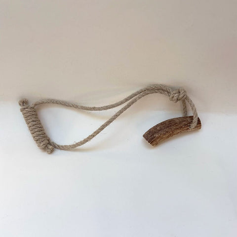 Rope Dog Toy with Antler Dog Chew by Pawsome Pet Toys - Sparkly Tails
