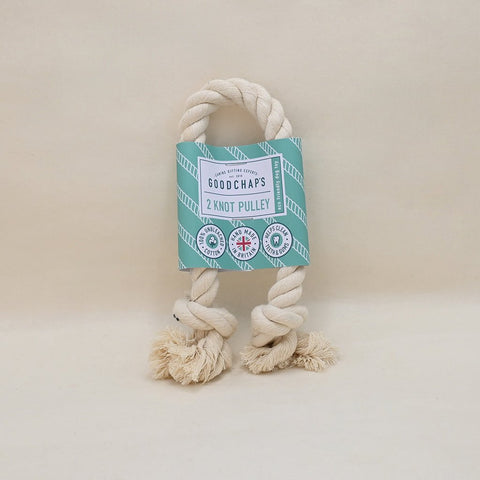 2 Knot Pulley, Cotton Rope Dog Toy - Sparkly Tails