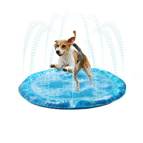 AFP Chill Out Sprinkler Fun Mat Large — mat detail showing central non-slip surface — Sparkly Tails