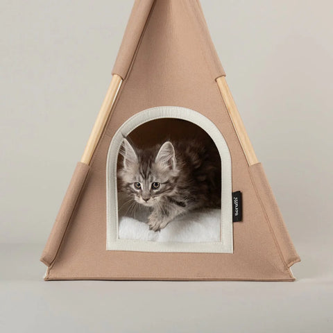 Felt TeePee Cat Bed