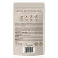 Back of a dog beef broth packaging with the information about the ingrdients
