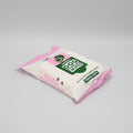 Pack of dog wipes on a gray background