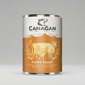 Canagan Puppy Feast can on a white background