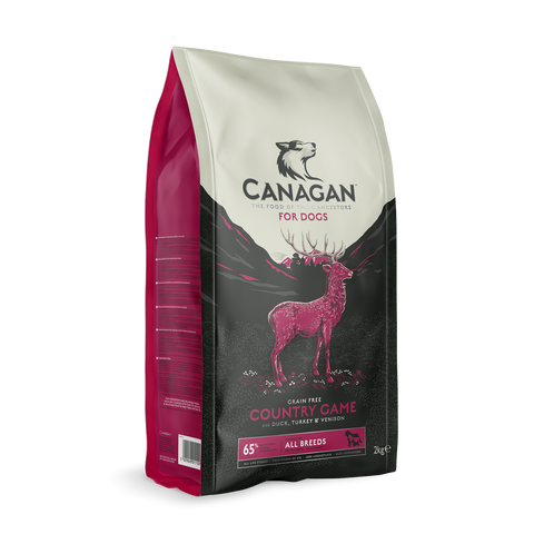 Canagan Country Game dry dog food bag — front packaging — Sparkly Tails