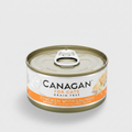 Canagan Chicken with Salmon Wet Cat Food 75g — tin front view — Sparkly Tails