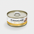 Canagan Tuna with Chicken Wet Cat Food 75g — tin front view — Sparkly Tails