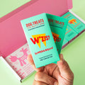 W'ZIS Slipper & Biscuit Grab&Go Refills — six-pack box open showing peanut butter treat refills — Sparkly Tails