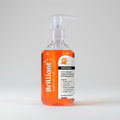 Bottle of Brilliant Salmon Oil for pets on a white background
