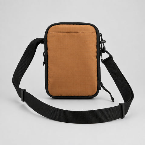 Woolly Wolf Hydration Shoulder Bag Wood Brown Mix — lifestyle shot — Sparkly Tails