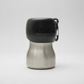 KONG water bottle with Black cap on a white background