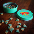Close-up of W'ZIS Slipper & Biscuit vegan dog treats — Sparkly Tails