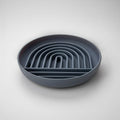 Great & Small Zen Lines Slow Feeder Silicone Bowl 19cm top view — Sparkly Tails