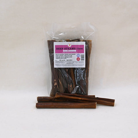 Beef Straws, Long Lasting Chew, 15cm - Sparkly Tails