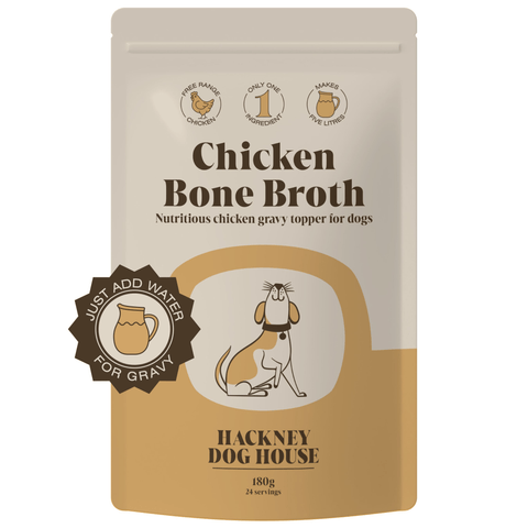 Bone Broth for Dogs, Dog Gravy Food Topper, 180g / 24servings - Sparkly Tails