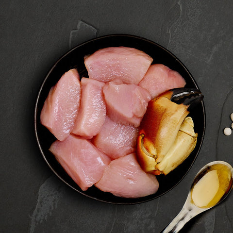 Canagan Chicken with Crab Wet Cat Food 75g — lifestyle shot — Sparkly Tails