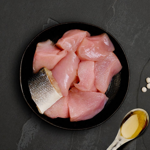 Canagan Chicken with Seabass Wet Cat Food 75g — lifestyle shot — Sparkly Tails
