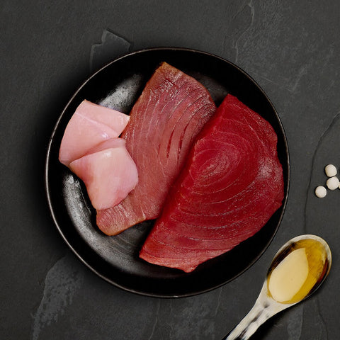 Canagan Tuna with Chicken Wet Cat Food 75g — lifestyle shot — Sparkly Tails