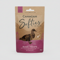 Canagan Softies for dogs duck treats packaging on a white background