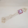 Double Pulley, Cotton Dog Rope Toy - Sparkly Tails