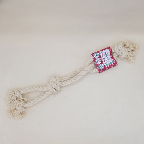 Double Pulley, Cotton Dog Rope Toy - Sparkly Tails