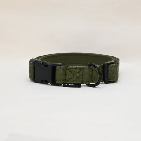 Green Khaki Collar, Made From Ocean Plastics - Sparkly Tails