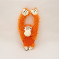 Hand Crochet Monkey With Squeaker - Sparkly Tails