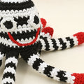 Dog Playing Hand Crochet Octopus Squeaker Dog Toy With legs details