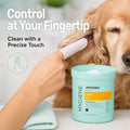 Artero Dog Ear Cleaning Wipes — pack and wipe detail view — Sparkly Tails