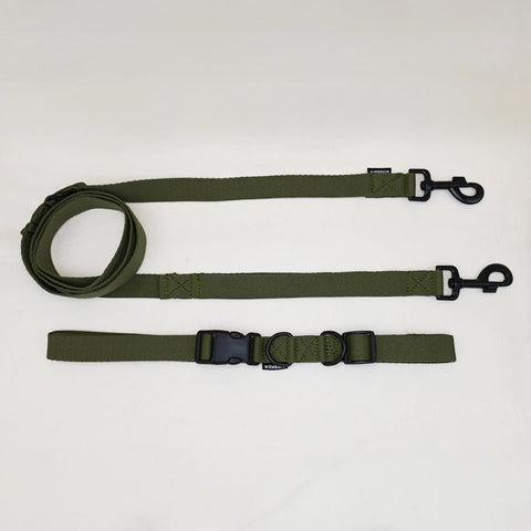 Khaki Hands Free Dog Walking Kit, Ocean Plastics - Sparkly Tails