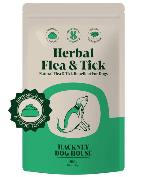 Natural Flea and Tick Powder for Dogs, Herbal Repellent, 200g / 80 serving - Sparkly Tails