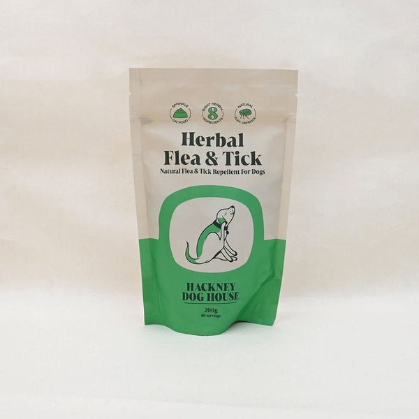 Natural Flea and Tick Powder for Dogs Herbal Repellent 200g 80 ser Sparkly Tails