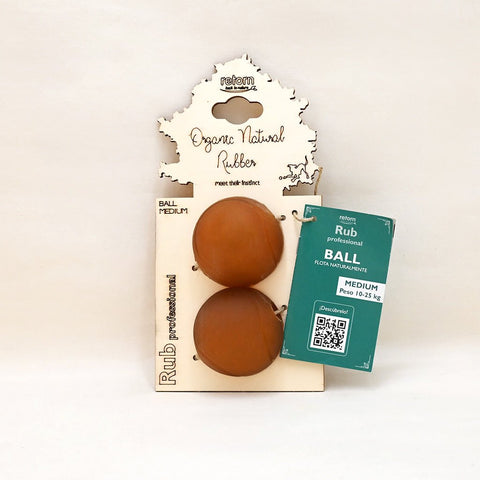 Organic Natural Rubber Ball X 2 Pack - Sparkly Tails