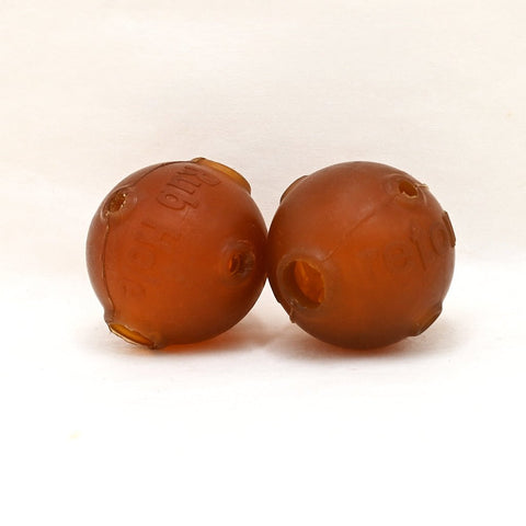 Organic Natural Rubber Hole Ball X 2 Pack - Sparkly Tails