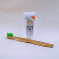 Organic Tooth Paste & Bamboo Toothbrush for Dogs, Cinnamon, peppermint - Sparkly Tails