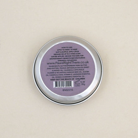 Paw Balm For Anxious Dogs, Lavender, Almond oil & Chamomile - Sparkly Tails