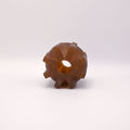 Retorn Brown geometric dog toy on a white background
